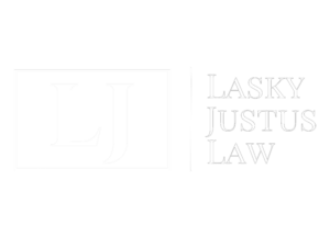 Lasky Justus Law Logo, Law Firm Website Design